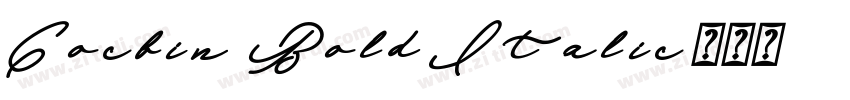Cocbin   Bold Italic字体转换